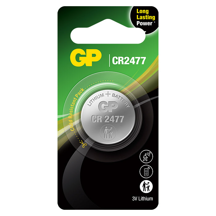 GP Batteries, GP Knapcell, Litium, CR2477, 1-pak