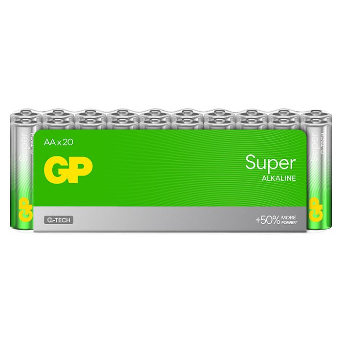 GP Batteries, GP Super Alkaline AA-paristo 15A/LR6 20-pakkaus