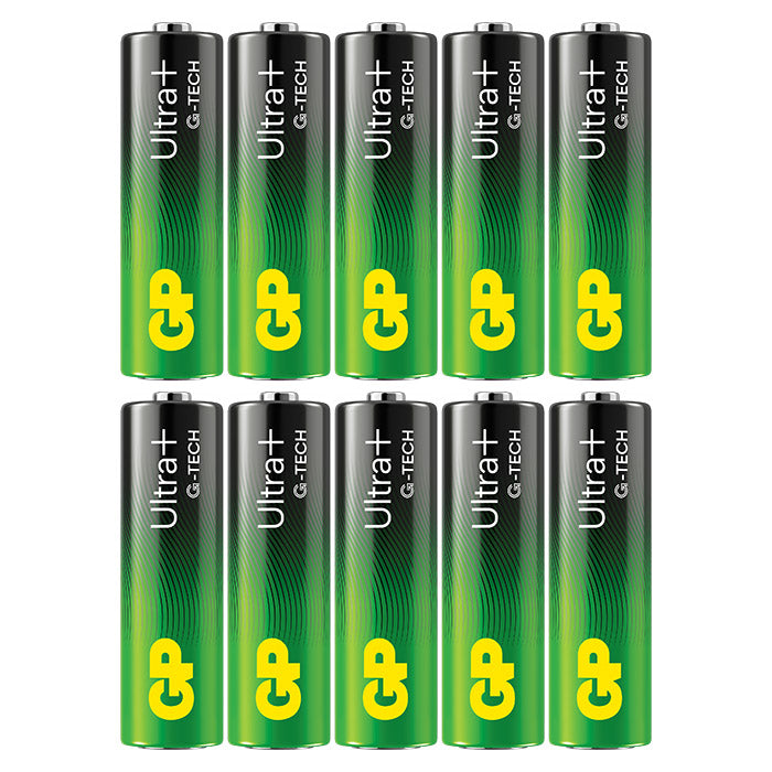 GP Batterier, GP Ultra Plus Alkaliska Aa-batteri 15AUP/LR6 10-pack