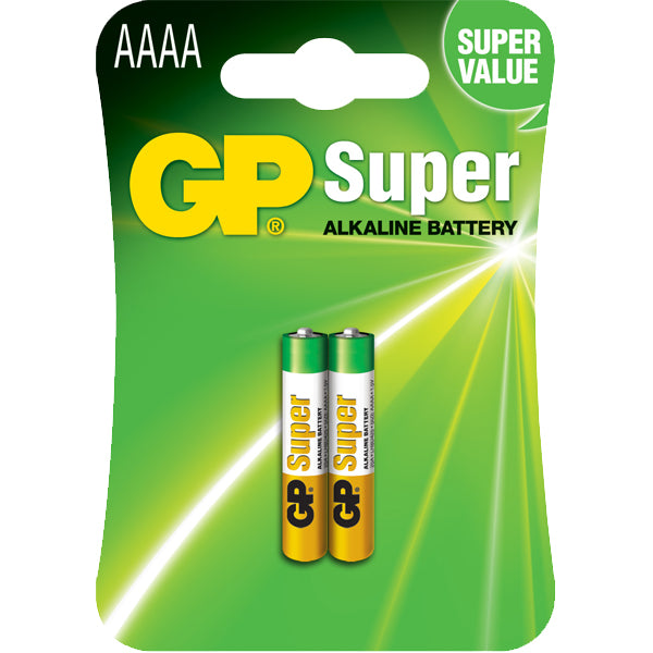 GP Batteries, Gp 25a-u2 /lr61/aaaa Batteries 2 pcs.