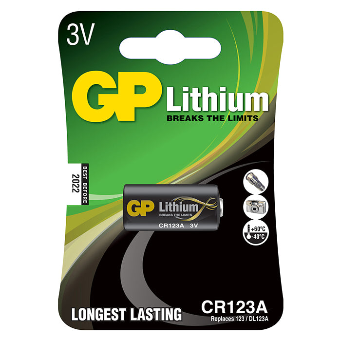 GP Batteries, GP Pro Litiumakku, CR123A, 1-paketti