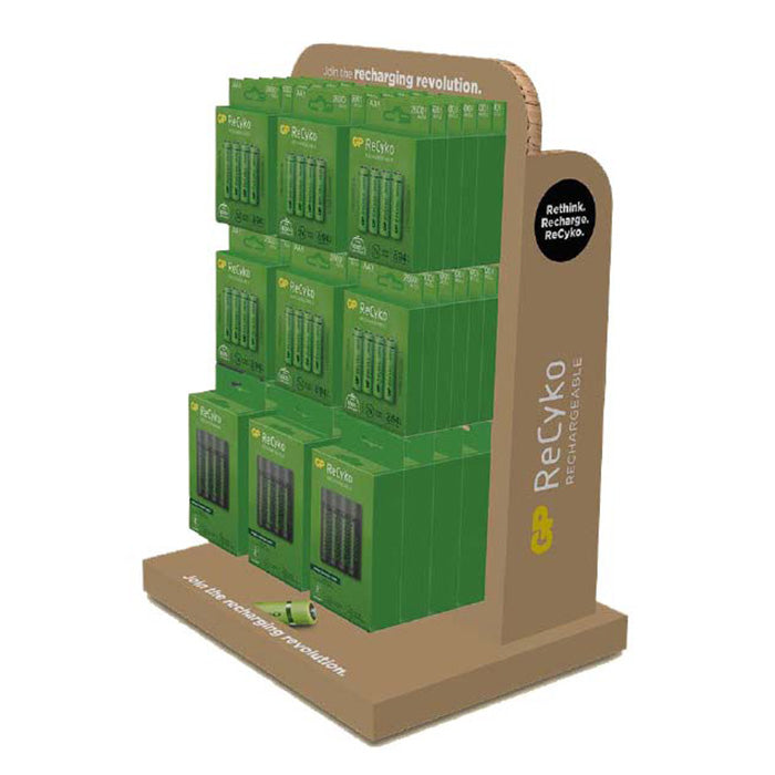 GP Batteries, GP Borddisplay 48x33x28cm