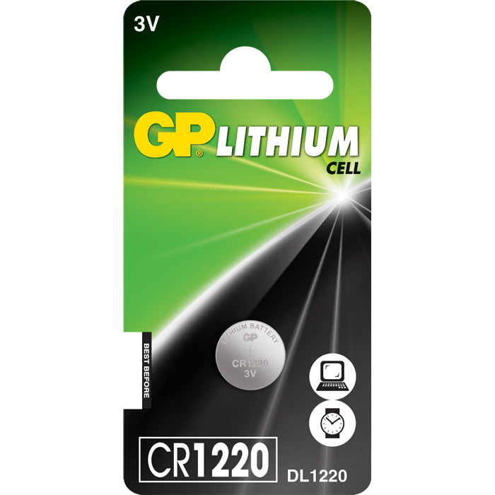 GP Batteries, Gp cr1220 Battery Each.