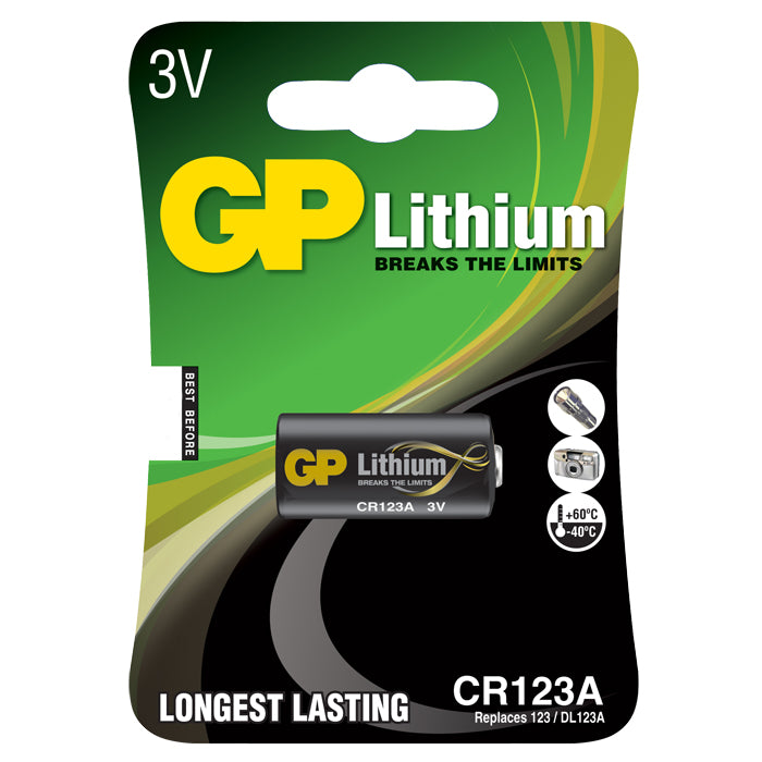 GP Batteries, Gp 123 a Battery Each