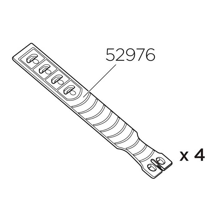 Thule, 4 Kpl. Thule Varaosa 52976 Wingbar Edgelle