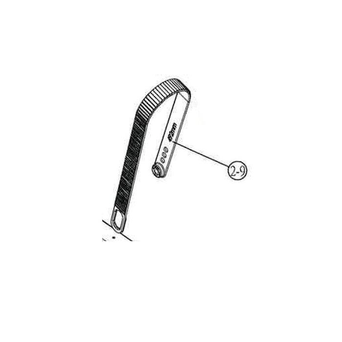 BuzzRack, Pyöräremmi 492mm