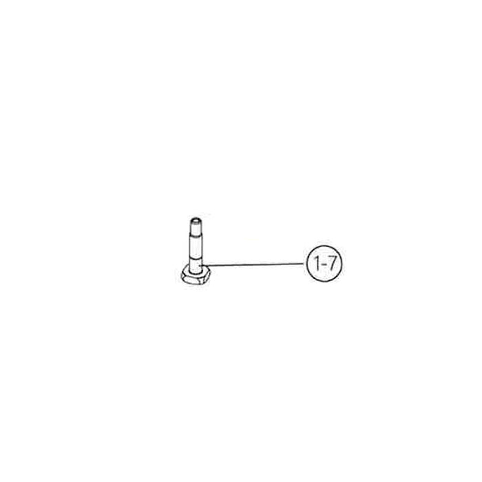 BuzzRack, Fyrkantig Huvudskruv M10x50mm