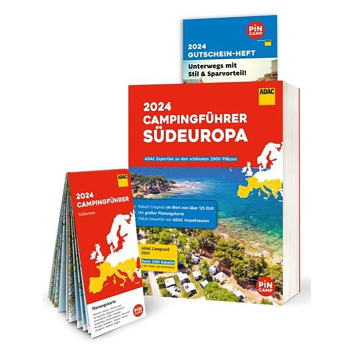 Adac, Campingguide Sydeuropa — Passar för 2024-2025