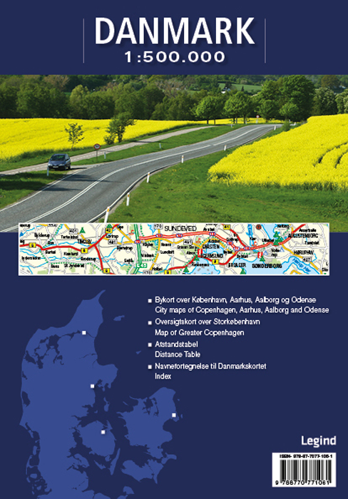Adac, Danmark Fäll Ut-karta