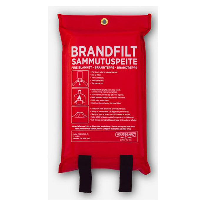 Housegard, Brandfilt 120x180 cm Housegard 1 Stk - Max 550 Grader