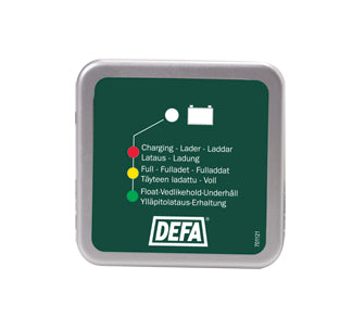 DEFA, LED-näyttö 1 x 7a /15a Defa-laturille
