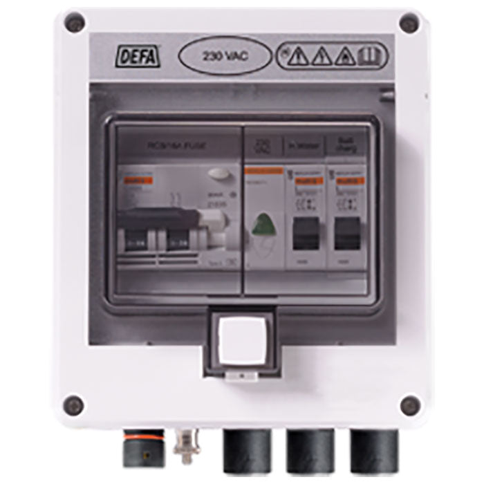 DEFA, El-central 230vac var.2 M. avbrytare