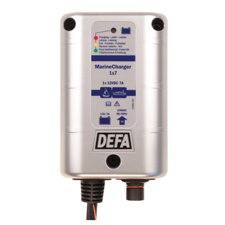 DEFA, Marinecharger 12v 1 x 7a Schuko