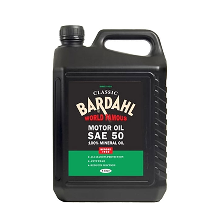 Bardahl, Moottoriöljy 5 Ltr. Sae50 Singlegrade Classic