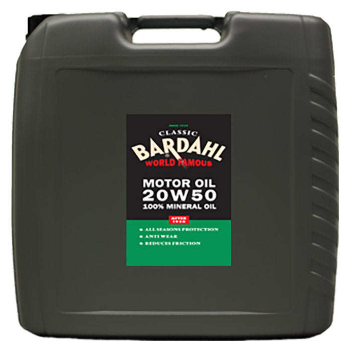 Bardahl, Moottoriöljy 20 Ltr. Sae 20W50 Classic
