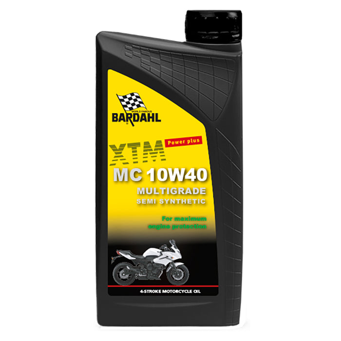Bardahl, Motorolja 1 Ltr. Sg 10W40 Semisynt. Mc 4-Takt.