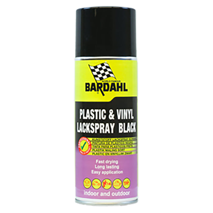 Bardahl, Vinylfärg Svart Spray 400 ml.