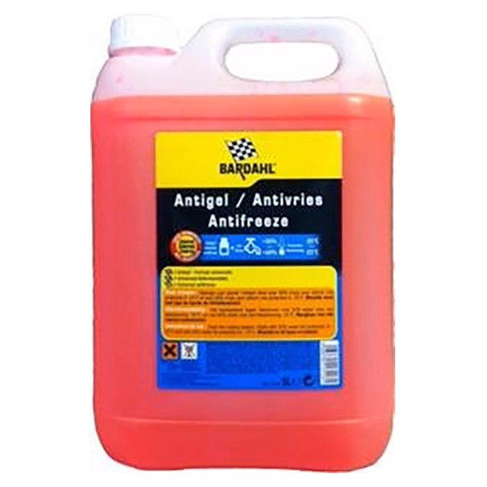 Bardahl, 5 Ltr. Röd Kylvätska Typ D Konc.