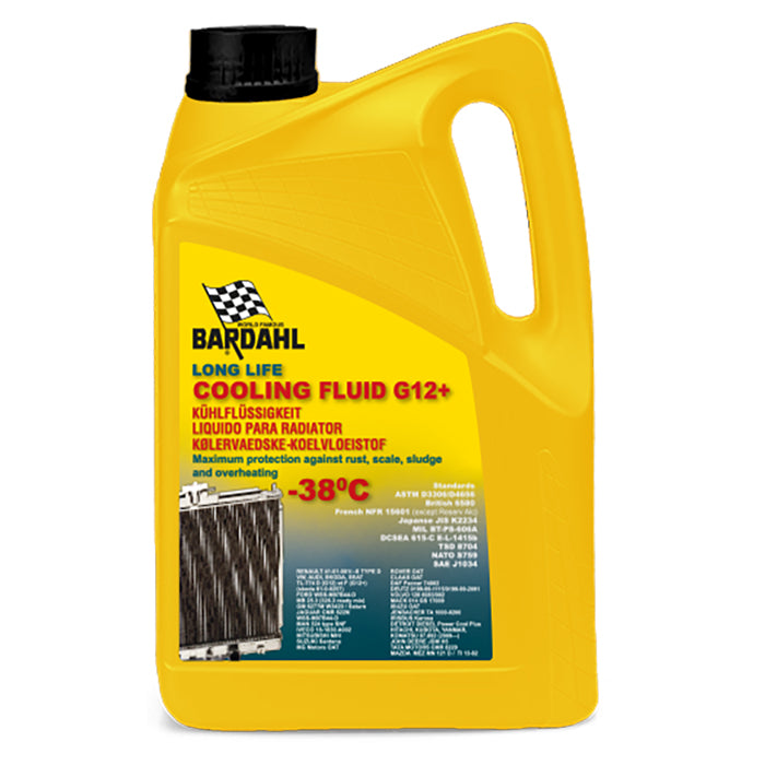 Bardahl, 5 Ltr. Röd Kylvätska G12 -35°
