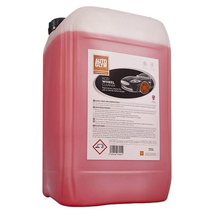 Autoglym, Acid Wheel Cleaner 25L Vannepesuaine Happamalla