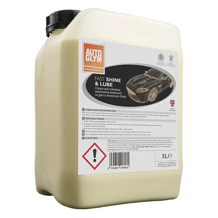 Autoglym, Fast Shine And Lube 5L Voiteluaine- Kiillotusaine