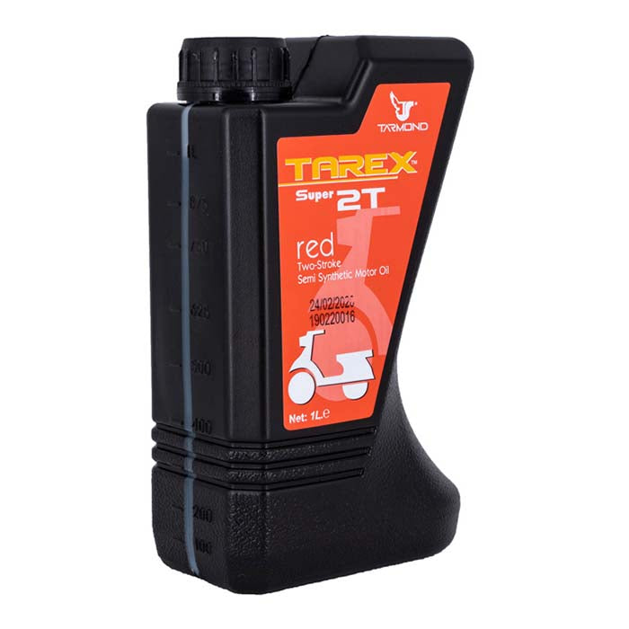 Tarex, 2 Takts Olja 1ltr Semi-syntetisk Röd