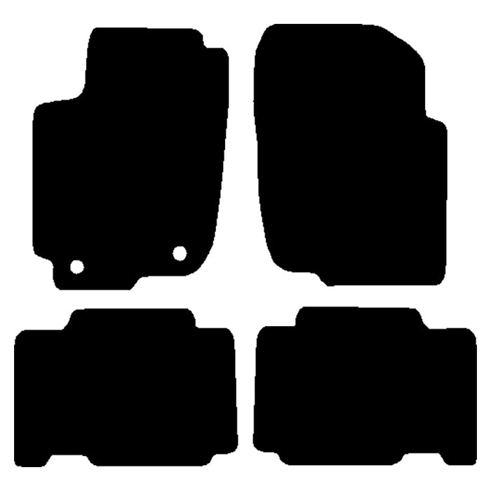 Avant, Velourmattor — Passar till Toyota RAV4 2013-2018