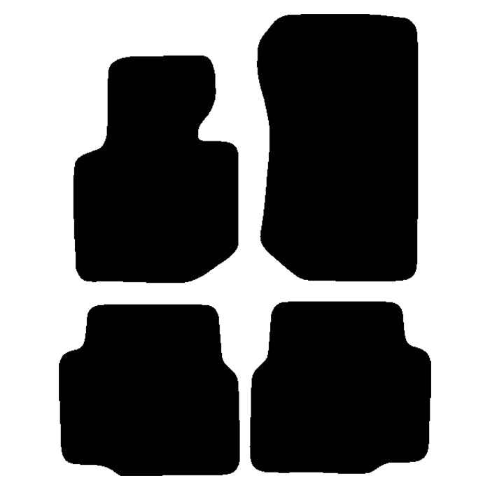 Tapis de sol avant — Compatible avec BMW Série 3 E36 Coupé 1992-1999