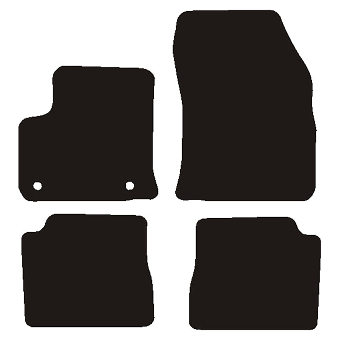 Avant, Tapis de voiture pour Peugeot e-2008 (2020-)