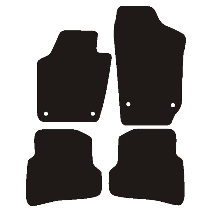 Avant, Tapis de voiture pour Seat Ibiza 2008-2017