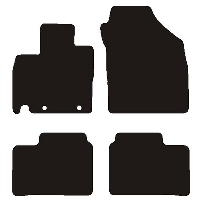Avant, Tapis — Compatible avec Suzuki Ignis Hybrid 2021-