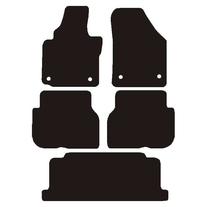 Avant, Bilmattor till VW Touran 7P (2007-2014)