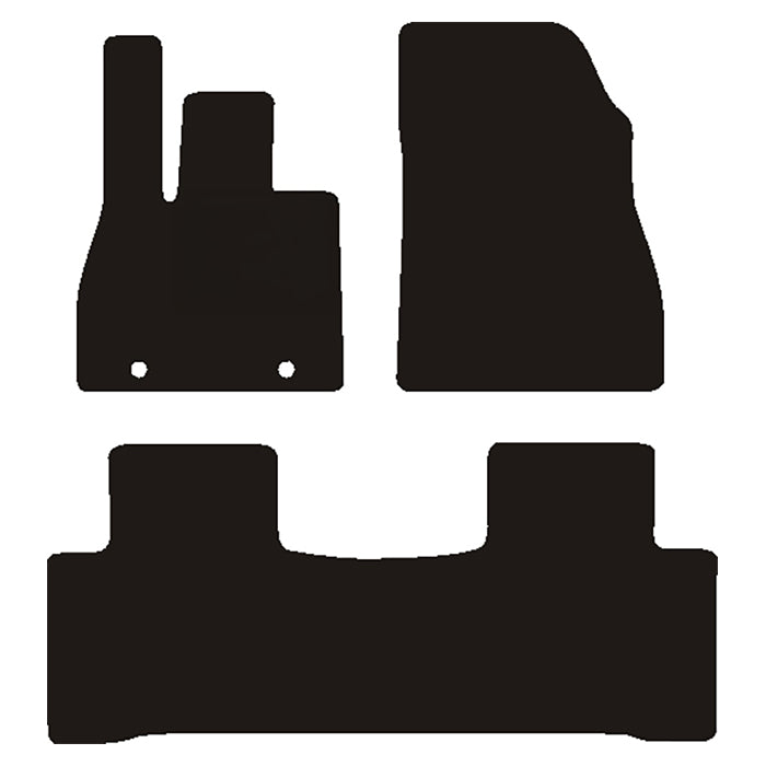 Avant, alfombrillas de coche de terciopelo — Ajusta para BYD Sealion 7 2024-