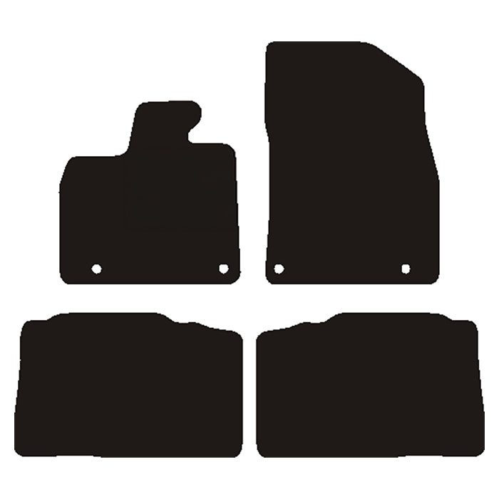 Avant, alfombrillas de coche de velour - Encaja en Mazda CX-6e 2026-