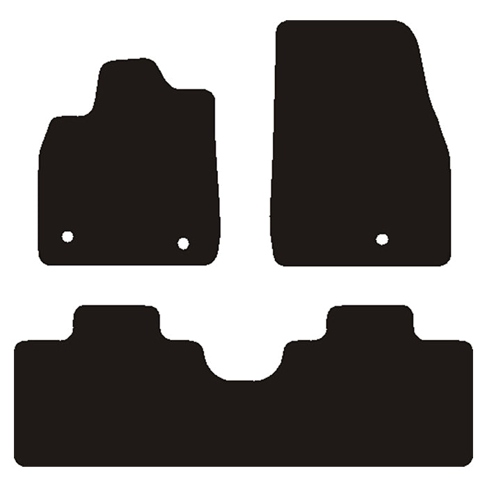 Avant Bilmatta Velour - Kompatibel med Ford Mustang Mach-E 2021-