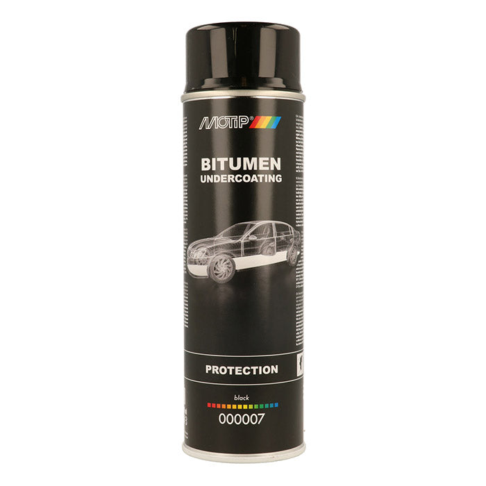 Motip, Svart Underredsskydd, Spray 500ml.