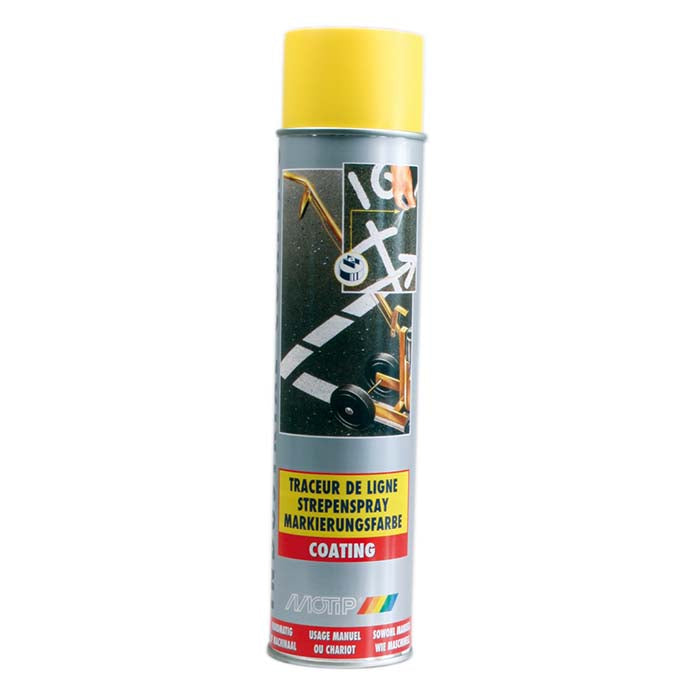 Motip, Gul Markeringsspray För Fordon 600ml.