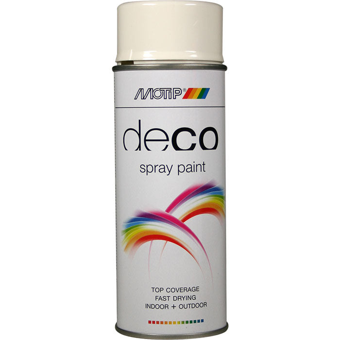 Motip, Deco Ral 9010 Renvit 400ml.