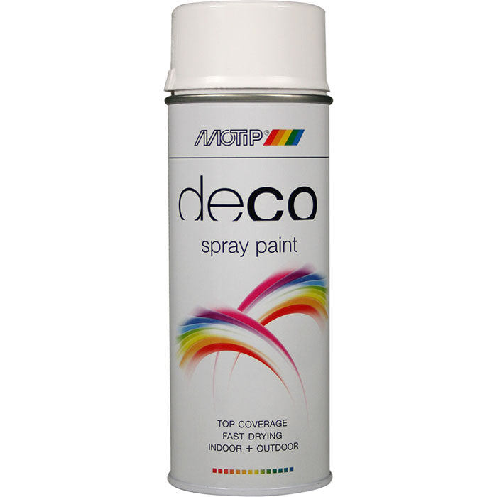 Motip, Deco Ral 9016 Trafikvit 400ml.