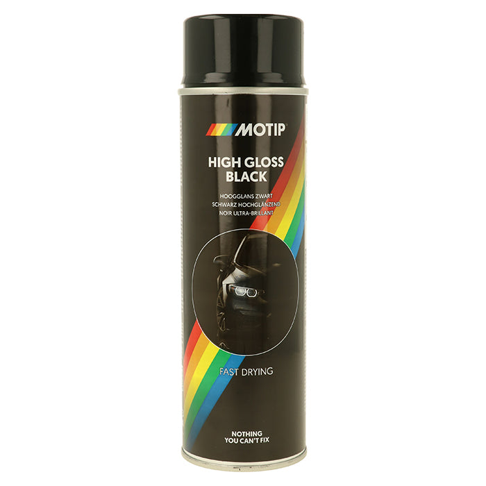 Motip, Universallack Svart Högblank 500ml.