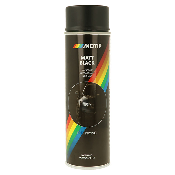 Motip, Universallack Svart Matt 500ml.