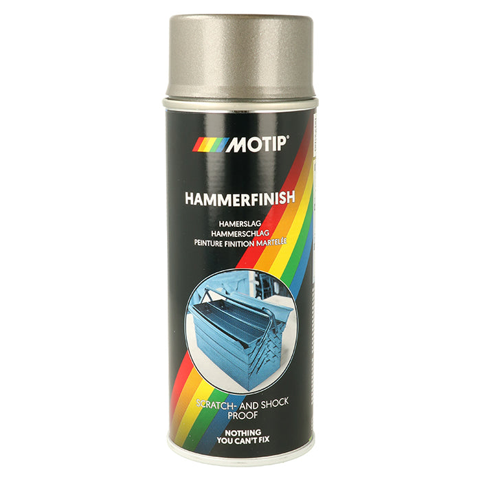Motip, Hammerlack Spray Grå 400ml.