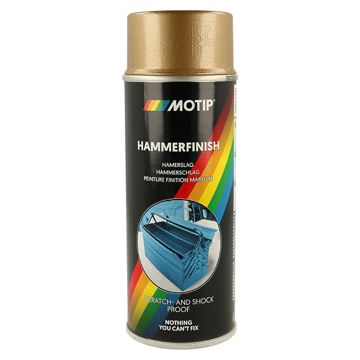 Motip, Hammerlack Spray Guld 400ml.