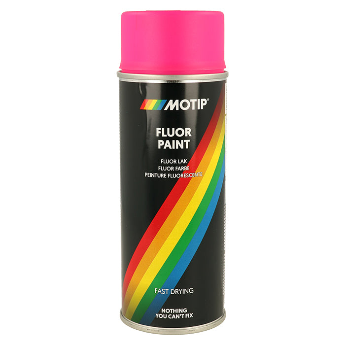 Motip, Fluorescerande Spray Pink 400ml.