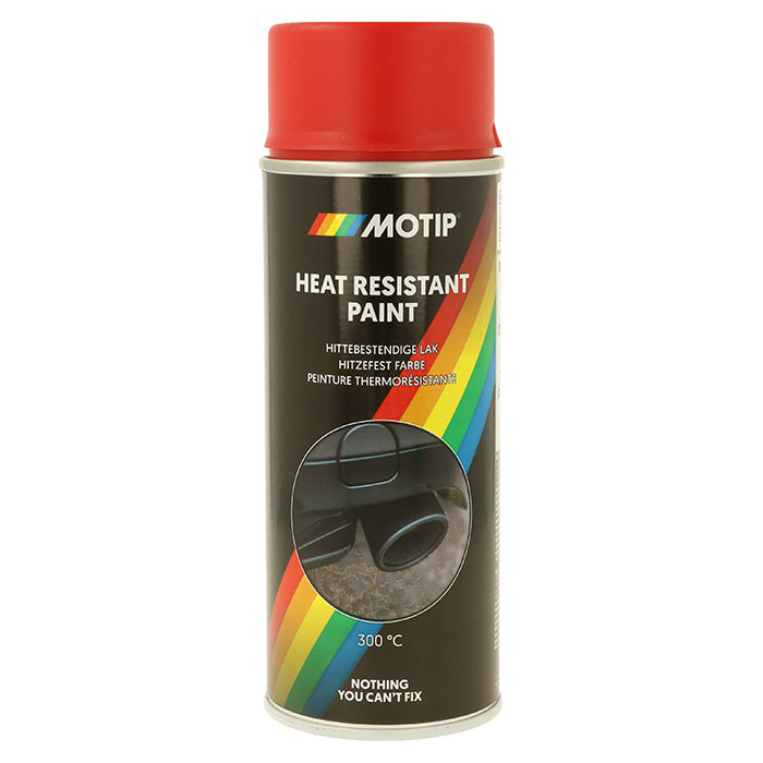 Motip, Värmebeständig Röd 400ml 300gr.