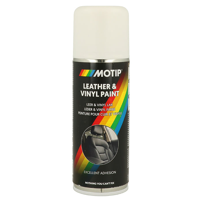 Motip, Nahka- ja Vinyylimaali RAL9016 200ml