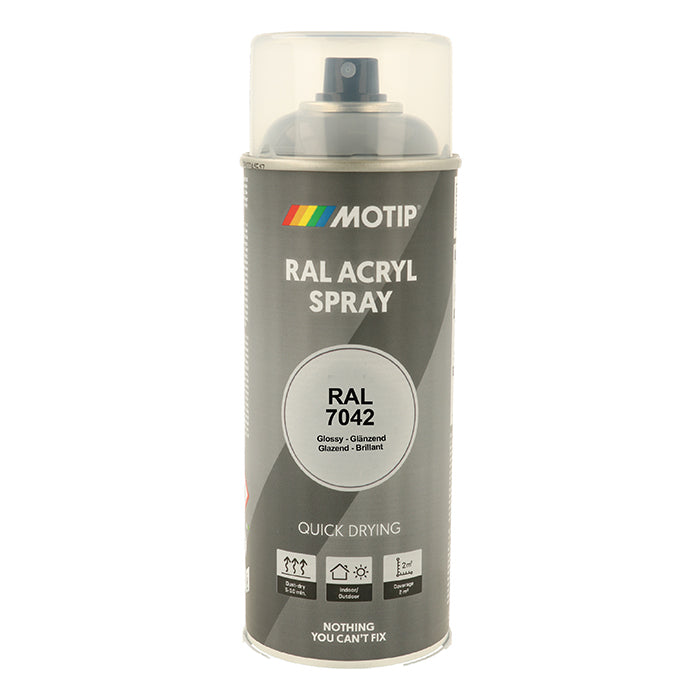 Motip, Ral 7042 Korkeakiilto Liikenneharmaa A