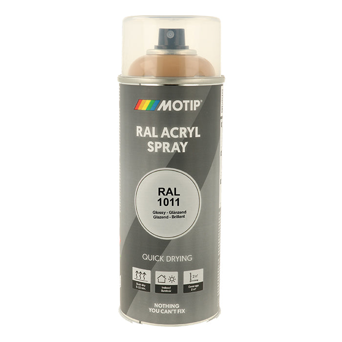 Motip, Ral 1011 Kiiltävä Ruskeabeige