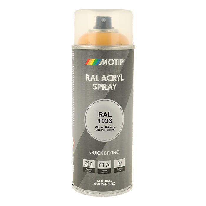 Motip, Ral 1033 Högblank Dahlia Gul