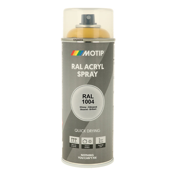 Motip, Ral 1004 Kiiltävä Kulta Keltainen